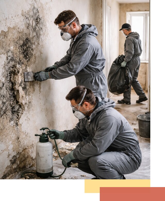 Удаление плесени со стен профессионально в Конаково