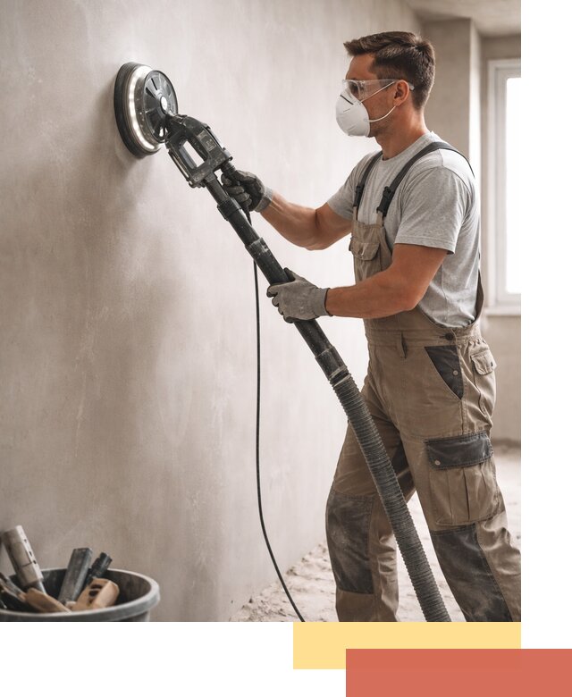 Профессиональная шлифовка стен в Конаково быстро и качественно