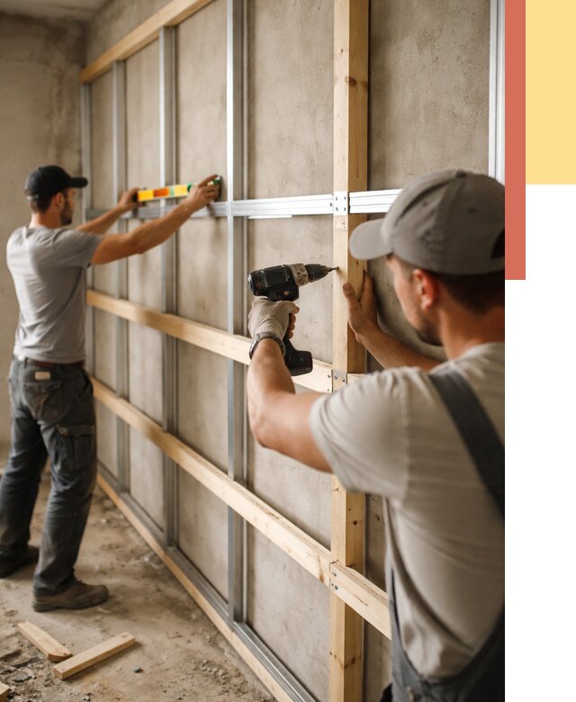 Устройство обрешетки под панели в Конаково от 2129 руб. — монтаж под ключ | ОТДЕЛОЧНИК-Кнк