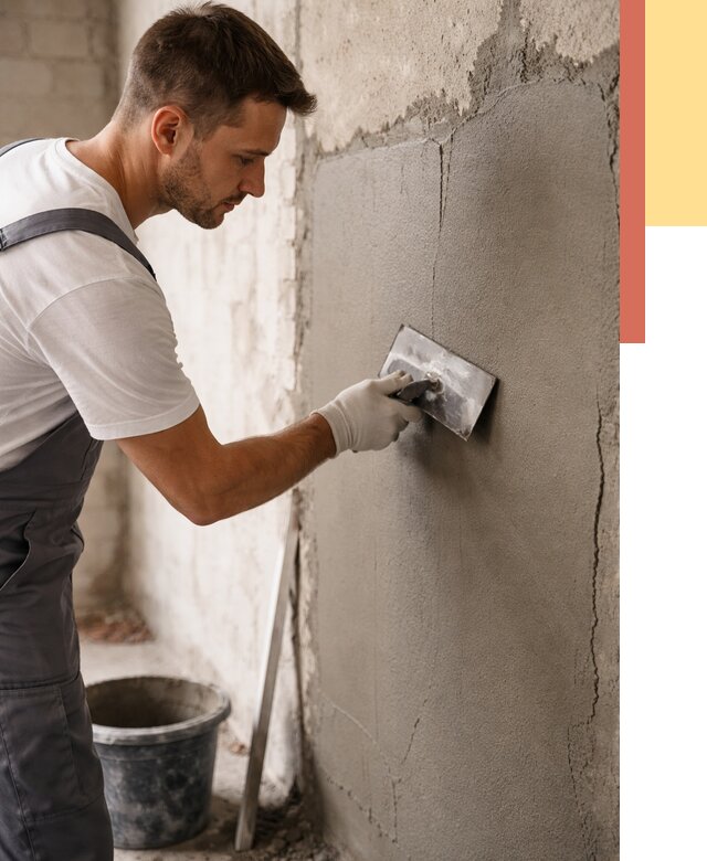 Штукатурка стен под плитку в Конаково от 4258 руб./м2 — выравнивание под плитку | ОТДЕЛОЧНИК-Кнк