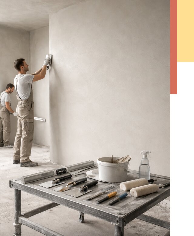 Штукатурка стен под покраску в Конаково от 4562 руб./м² — качественно и недорого | ОТДЕЛОЧНИК-Кнк