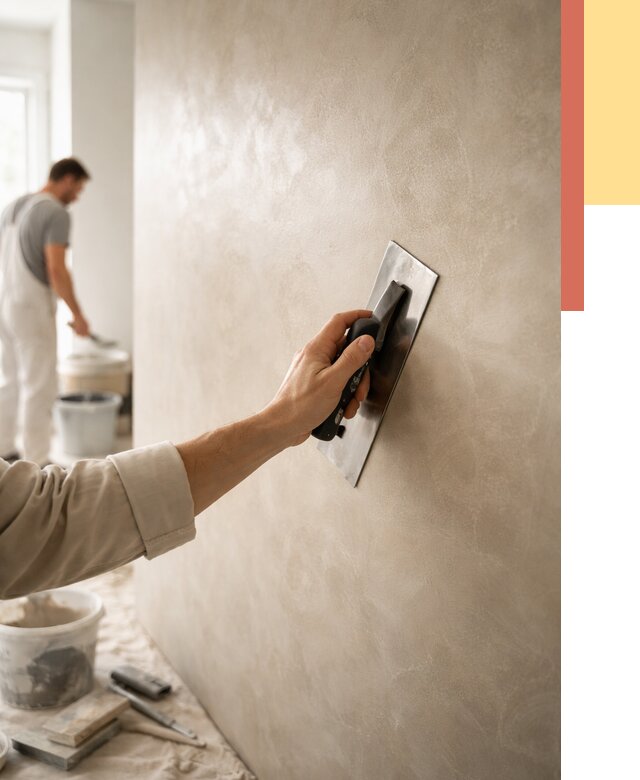 Венецианская штукатурка в Конаково от 3548 руб/м² — нанесение стен под ключ | ОТДЕЛОЧНИК-Кнк