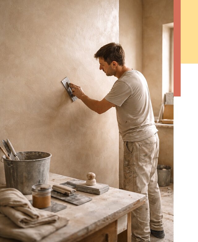Марокканская штукатурка таделакт в Конаково под ключ от 4258 руб. | ОТДЕЛОЧНИК-Кнк