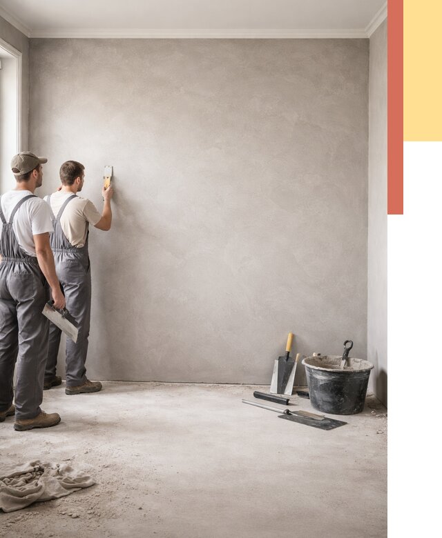 Микробетон на стены в Конаково от 1267 руб. — нанесение и отделка | ОТДЕЛОЧНИК-Кнк