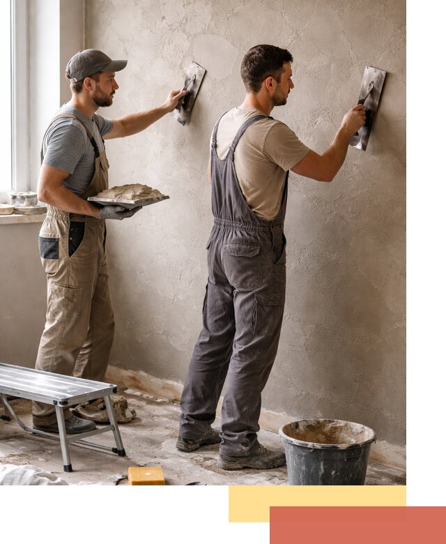 Ремонт декоративной штукатурки и восстановление фактуры в Конаково