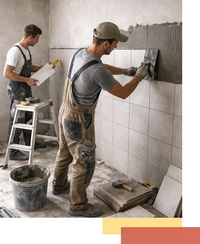 Укладка плитки на стены в Конаково профессионально и надежно