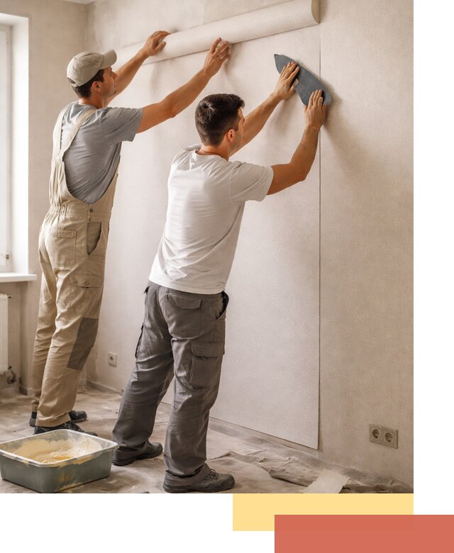 Поклейка виниловых обоев в Конаково профессионально и качественно