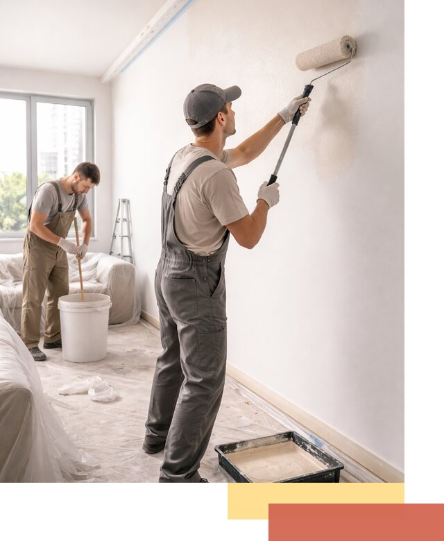 Покраска стен в офисе в Конаково — быстрый и качественный ремонт