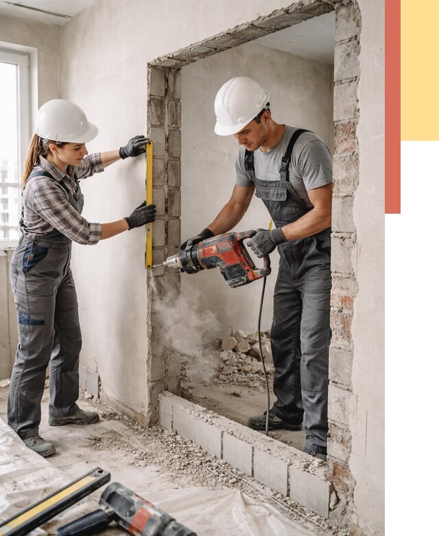 Создание проемов в стенах в Конаково от 6589 руб. — алмазная резка и расширение | ОТДЕЛОЧНИК-Кнк