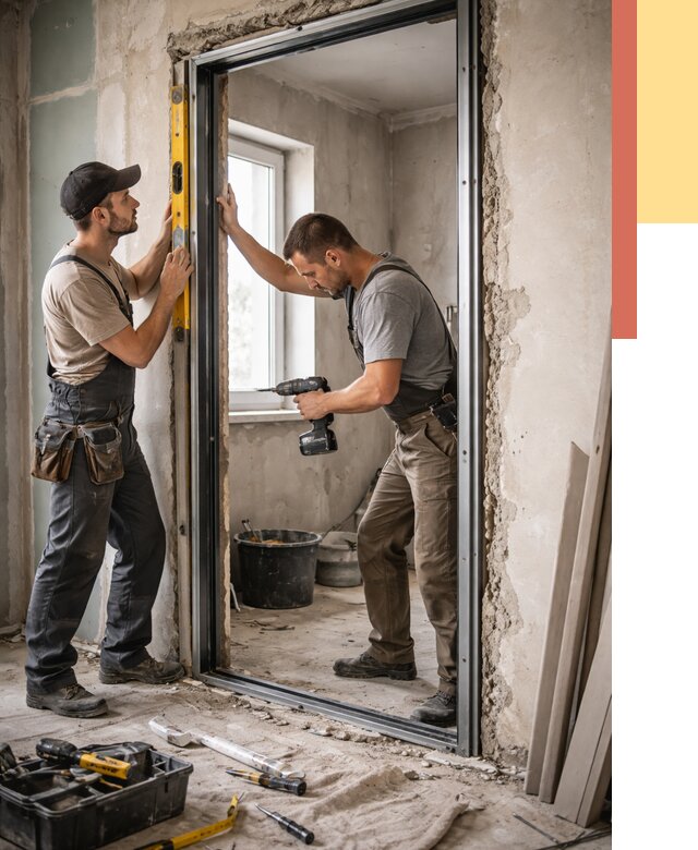 Закладка дверного проема в Конаково от 3548 руб. — быстро и недорого | ОТДЕЛОЧНИК-Кнк