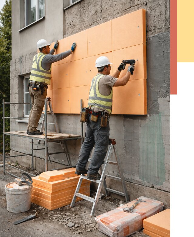 Утепление стен пеноплексом в Конаково от 1875 руб./м2 — быстро и недорого | ОТДЕЛОЧНИК-Кнк