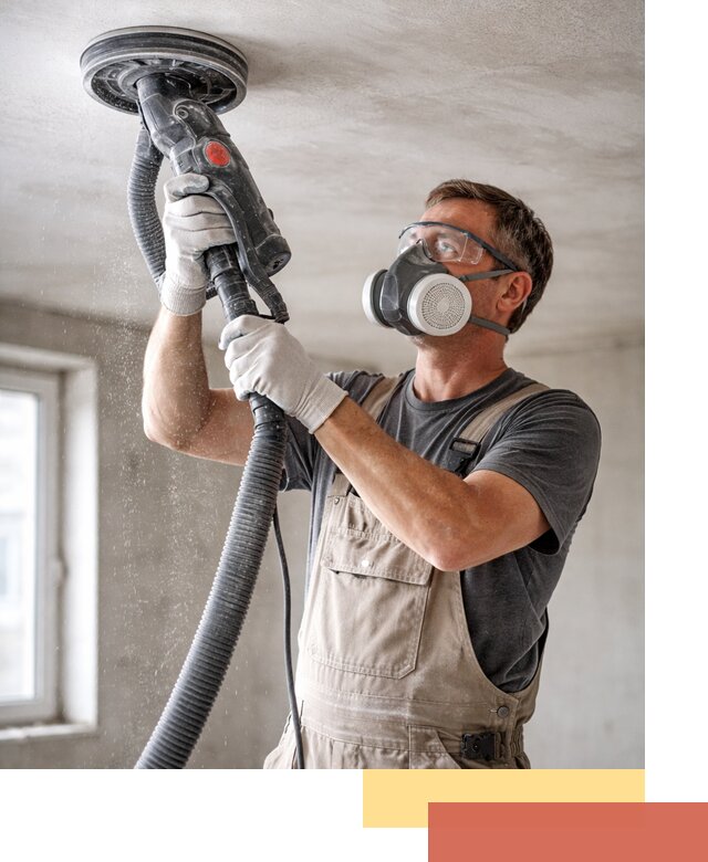 Шлифовка потолка в Конаково — качественная подготовка под отделку