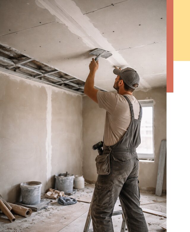 Ремонт потолка из гипсокартона в Конаково от 659 руб./м² — быстро и недорого | ОТДЕЛОЧНИК-Кнк