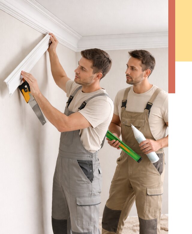 Монтаж потолочного плинтуса в Конаково от 2332 руб. — быстро и недорого | ОТДЕЛОЧНИК-Кнк