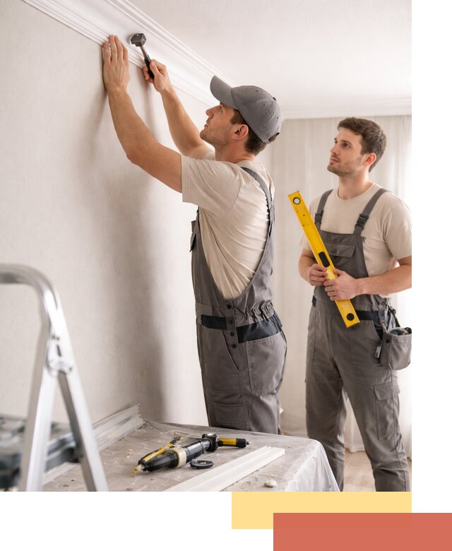 Монтаж потолочного плинтуса в Конаково качественно и быстро