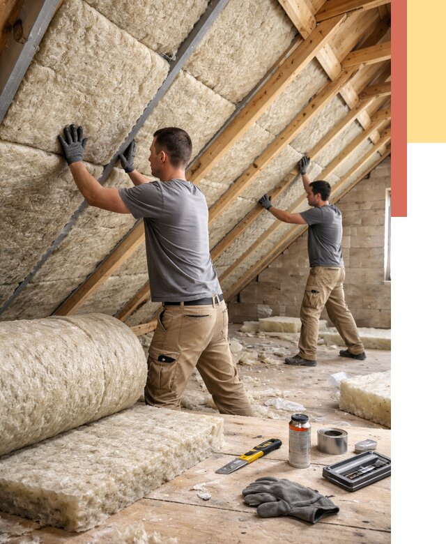 Утепление потолка минватой в Конаково от 1470 руб. — быстро и недорого | ОТДЕЛОЧНИК-Кнк